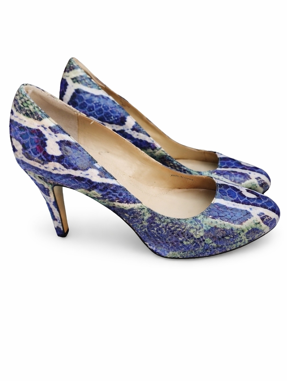 Ellen Tracy Faux Snake‎ sexy heels 8